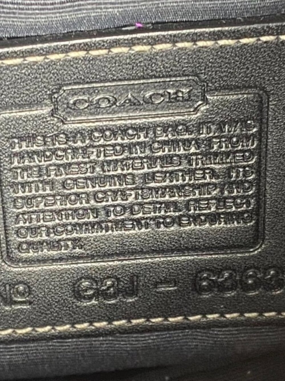 Vintage Y2K Black COACH Soho Shoulder Bag G3J-6363 (Authentic) - Picture 10 of 10